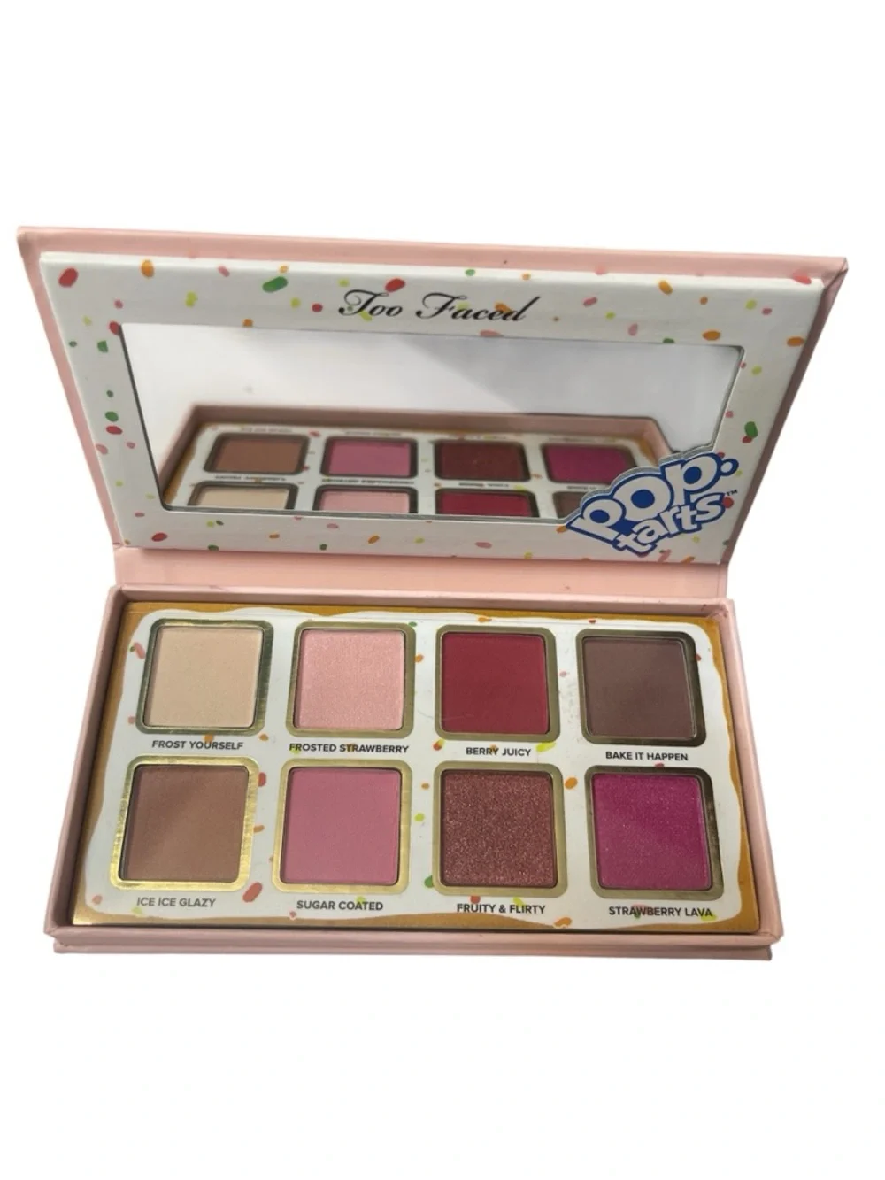 NIB Too Faced Pop-Tarts Frosted Strawberry Mini Eyeshadow Palette